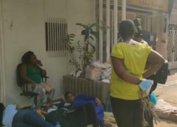 Trabajadoras domésticas kenianas piden repatriación desde Líbano. Foto captura de video EFE.