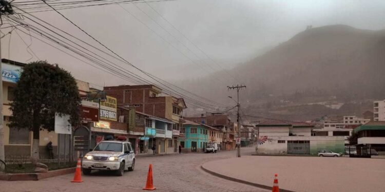 Ceniza volcánica Ecuador. Foto agencias.