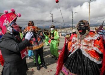 Ecuador. Mama Negra. Foto agencias.