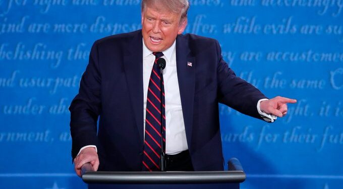 Donald Trump. Debate presidencial, Foto agencias.