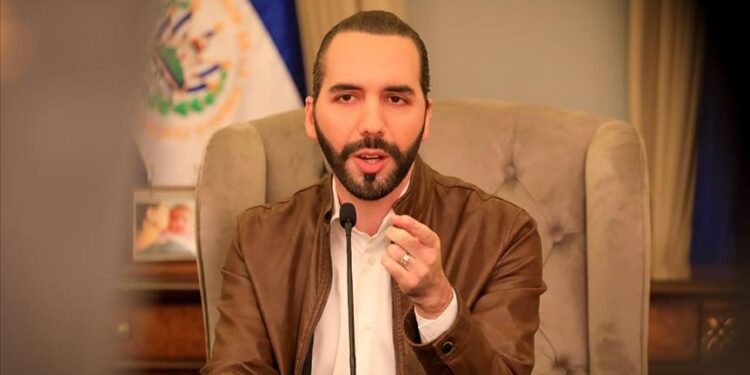 El presidente de El Salvador, Nayib Bukele. Foto Agencias.
