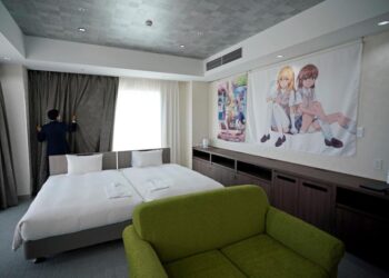 Japón estrena nuevo hotel de anime en un megacomplejo dedicado al sector. Foto agencias.