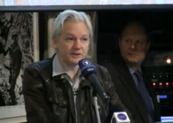 Julian Assange. Foto captura de video EFE.