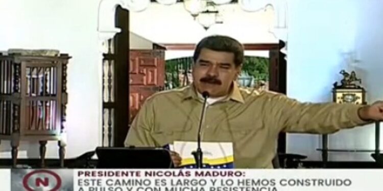 Nicolás Maduro. 9Sep2020. Foto captura de video.