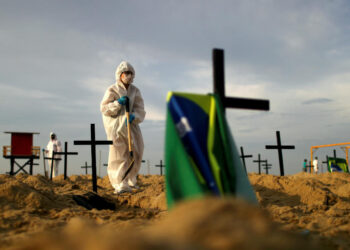 Brasil, fallecidos coronavirus. Foto agencias.