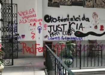 Comisión de DDHH México. Feministas. Foto captura de video EFE.