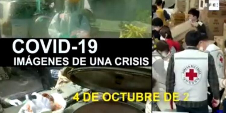 Coronavirus. 4Oct2020. Foto captura de video EFE.