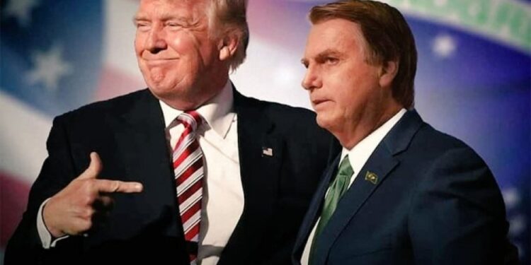 Donald Trump y Jair Bolsonaro. Foto agencias.