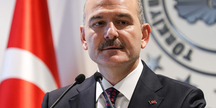 El ministro del Interior de Turquía, Süleyman Soylu. Foto de archivo.