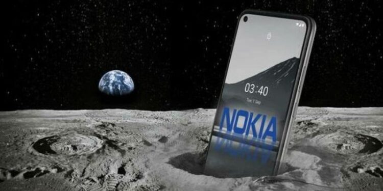 NASA, Nokia. Luna. Foto referencial.