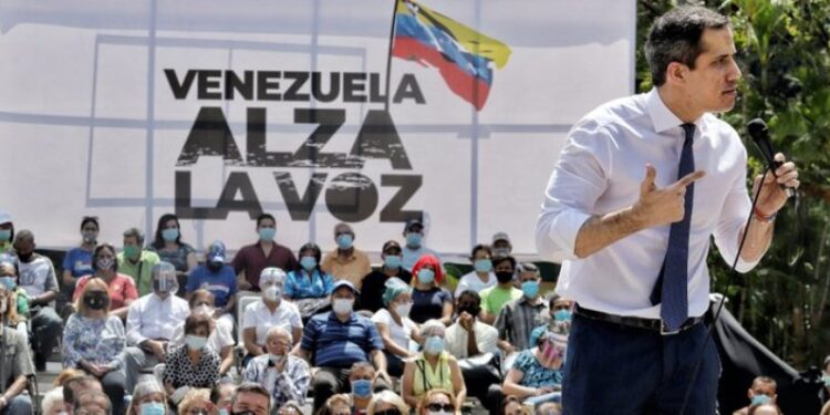 Pdte. (E) de Venezuela. Juan Guaidó. 29Oct2020.