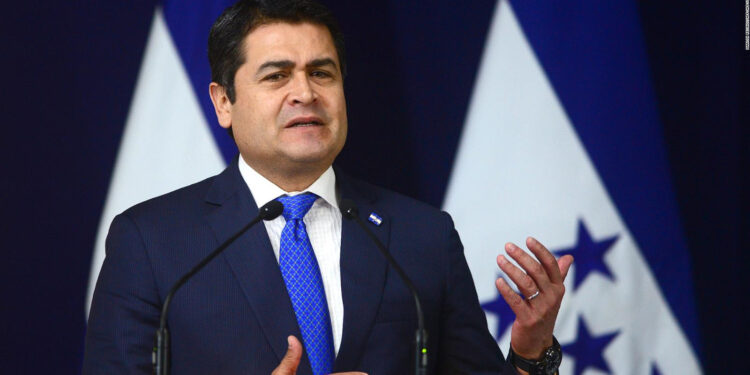 Presidente de Honduras. Juan Orlando Hernández. Foto de archivo.