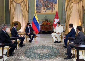 Nicolás Maduro, Cartas Credenciales  Embajador de Suiza, Jürg Sprecher. Foto@luchalamada