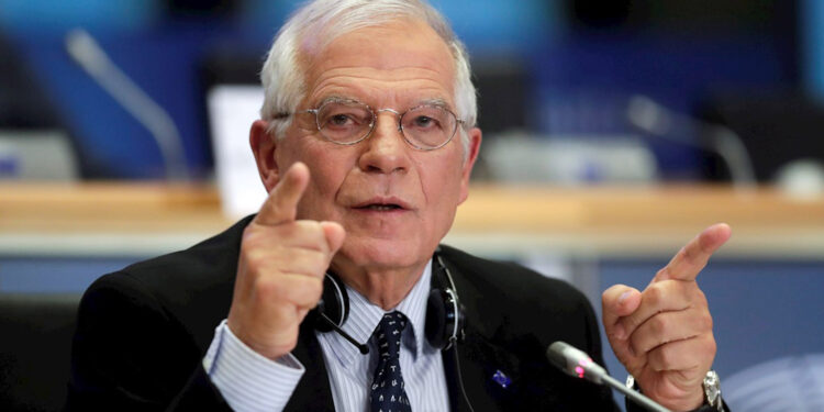 El alto representante de la Unión Europea (UE) para la Política Exterior, Josep Borrell. EFE/EPA/OLIVIER HOSLET /Archivo
