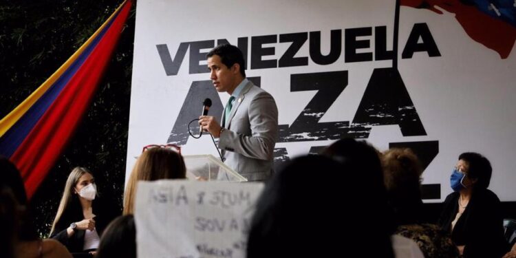 Juan Guaidó. Pdte. (E) de Venezuela.