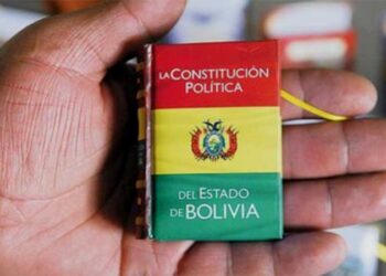 Constitución Bolivia. Foto de archivo.