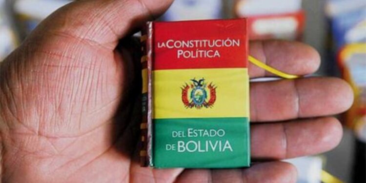 Constitución Bolivia. Foto de archivo.