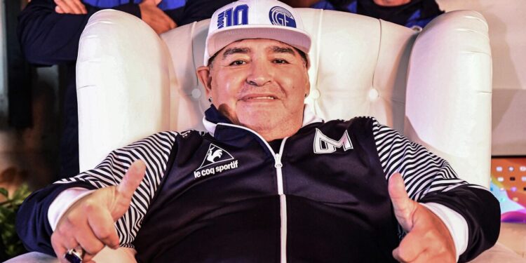 Diego Maradona (+). Foto agencias.