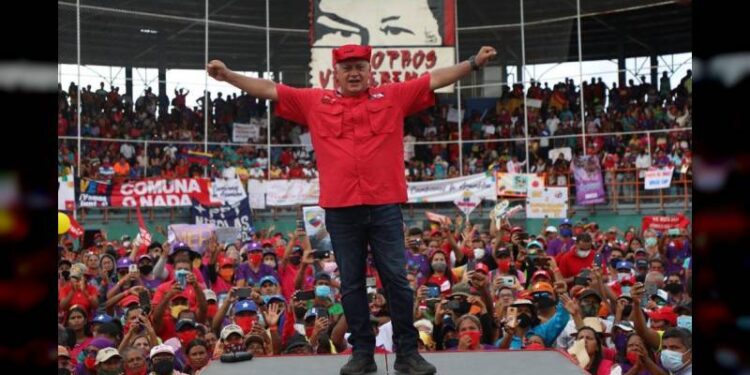Diosdado Cabello. Anaco. Foto @ConElMazoDando
