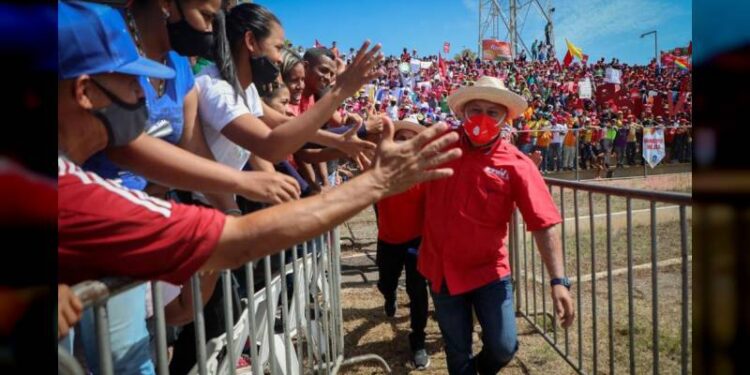 Diosdado Cabello. Cumaná. Foto @ConElMazoDando