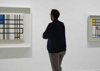 El Museo Reina Sofía. Piet Mondrian. Foto captura de video.