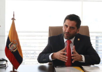 El ministro ecuatoriano de Producción, Comercio Exterior, Inversiones y Pesca, Iván Ontaneda. Foto de archivo.