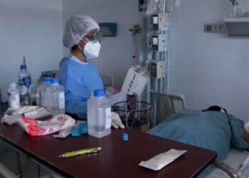 Enfermera mexicana, coronavirus. Foto captura de video EFE.
