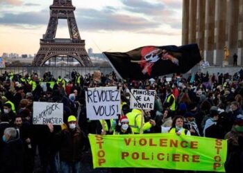 Francia protestas. Foto agencias.