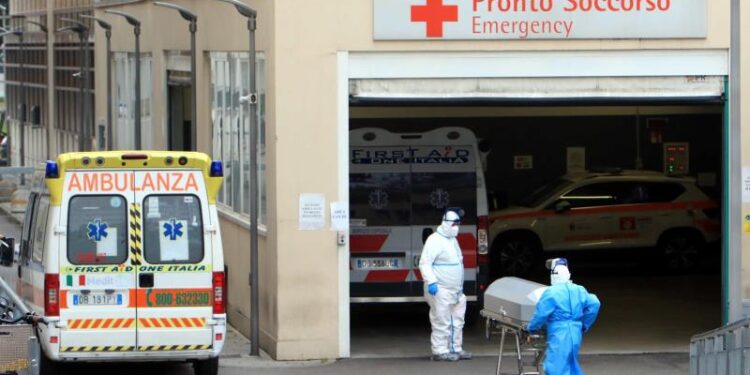 Italia, coronavirus. muertos. Foto agencias.