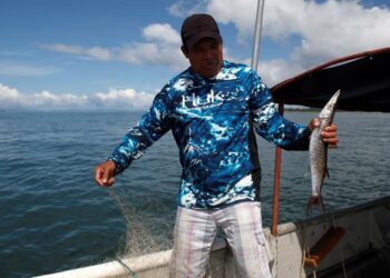 Pescadores Palo Seco, en el Pacífico de Panamá. Foto agencias.