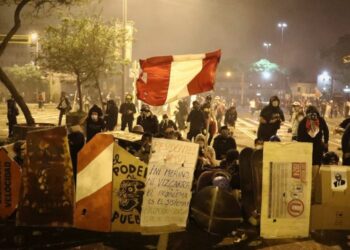 Protestas Perú. Foto Latinus.