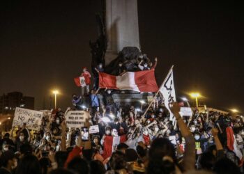 Protestas Perú. Foto de archivo.