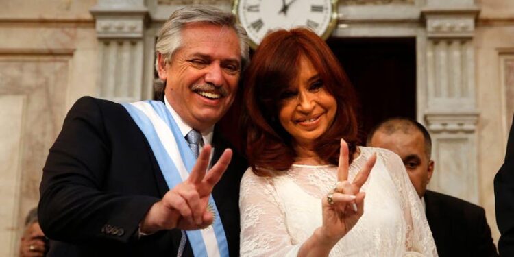 Alberto Fernández y Cristina Kirchner. Foto agencias.