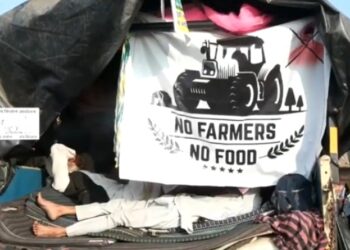 Campesinos reforma agraria India, protestas. Foto captura de video EFE.