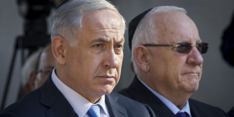 Netanyahu y Rivlin. Foto de archivo.