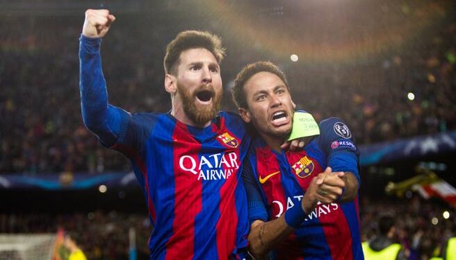 Neymar y Messi. Foto agencias.