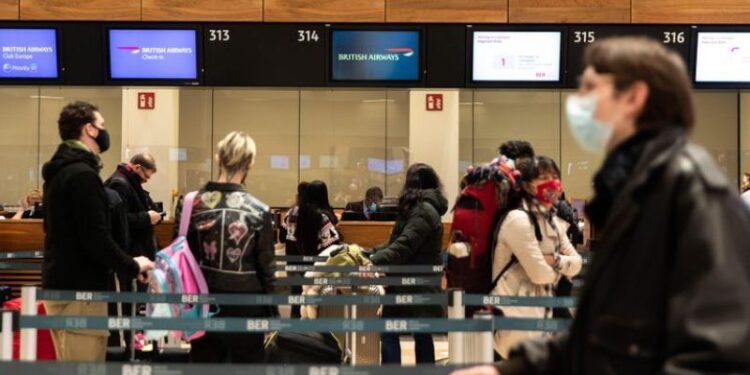 Reino Unido, vuelos suspendidos. Foto El País.