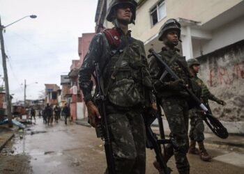 04/09/2017 Policías brasileños en una calle del país
SUDAMÉRICA BRASIL SOCIEDAD
GETTY