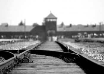 Auschwitz. Foto de archivo.
