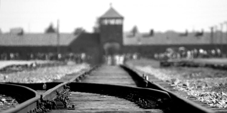 Auschwitz. Foto de archivo.