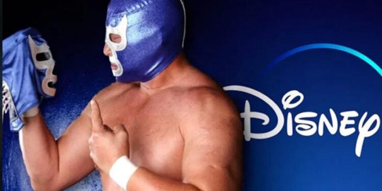 Blue Demon Jr. y Disney+. Foto de archivo.