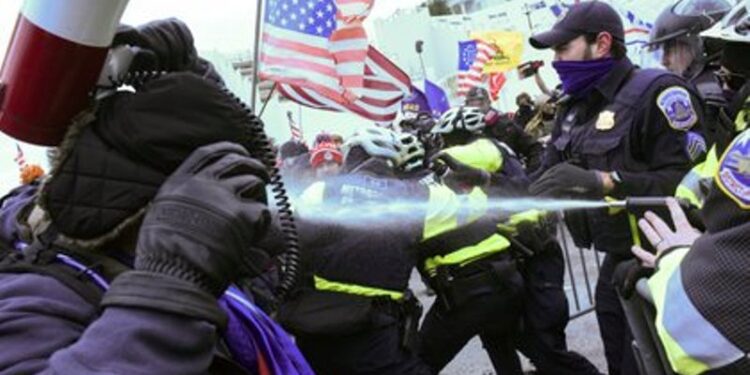 Disturbios Capitolio EEUU. Foto agencias.