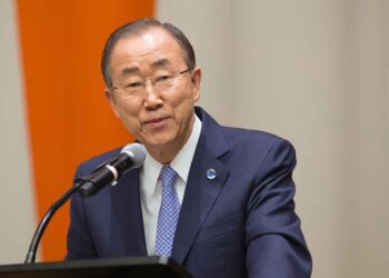 El ex secretario general de la ONU, Ban Ki-moon. Foto de archivo.