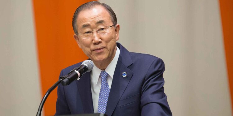 El ex secretario general de la ONU, Ban Ki-moon. Foto de archivo.