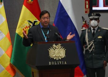 El presidente de Bolivia, Luis Arce. Foto EFE.