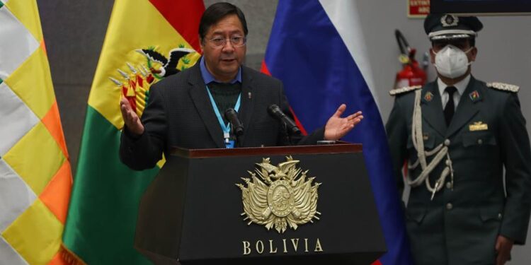 El presidente de Bolivia, Luis Arce. Foto EFE.