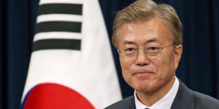 El presidente de Corea del Sur, Moon Jae-in. Foto de archivo.