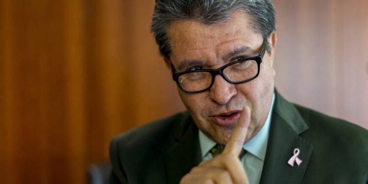 El senador mexicano Ricardo Monreal. Foto El País.