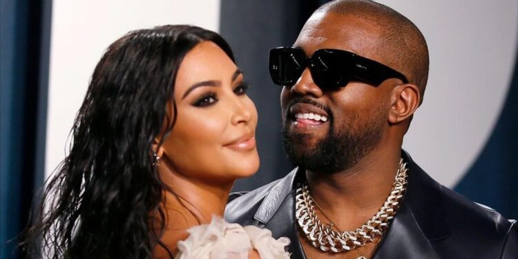 Kim Kardashian y Kanye West. Foto agencias.