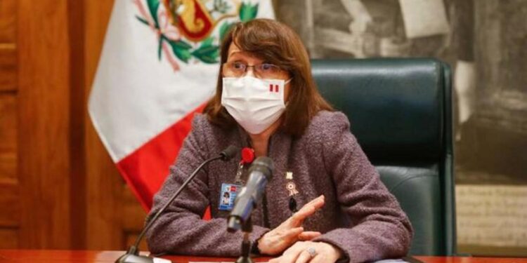 La ministra de Salud de Perú, Pilar Mazzetti. Foto agencias.